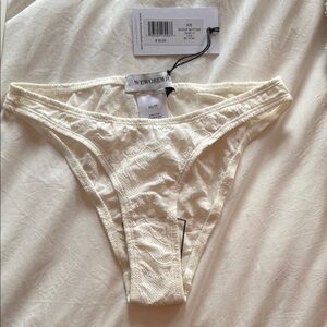 WeWoreWhat Ivory Lace Panties